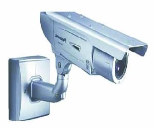 cctv camera installed in police station